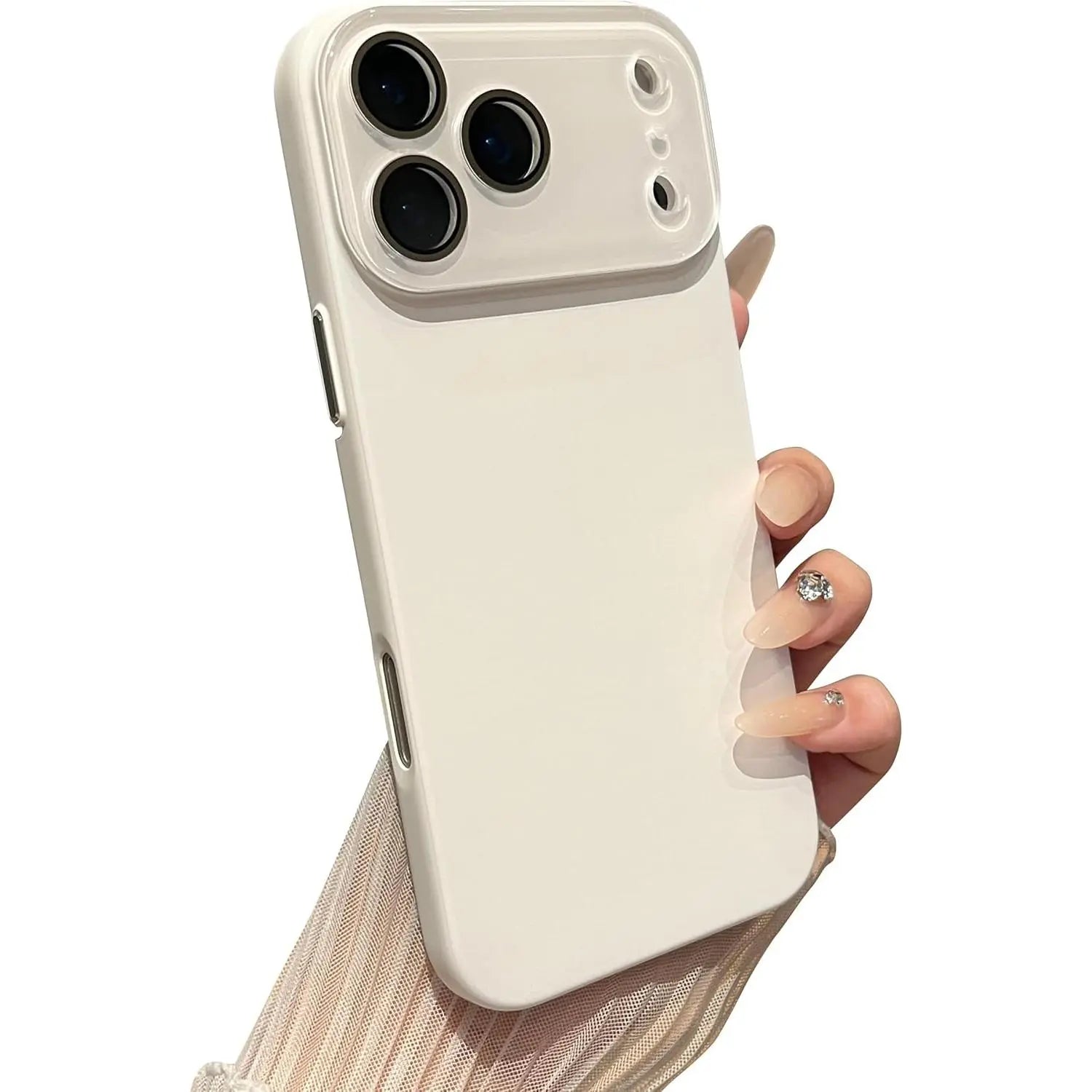 Phone Case for Iphone 17 16 15 14 13 12 11 Pro Max Solid Color Full Camera Lens Protection Compatible with Iphone Case (,Iphone 17 Pro Max)