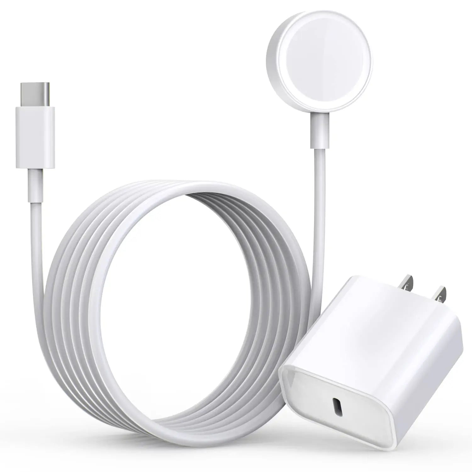 Fast Charger for I Watch Charger, USB C 20W Iphone Watch Charger Plug Adapter & Long 6.6FT Iwatch Portable Wireless Fast Charging Cable Cord Compatible with Watch Series 9/8/7/SE/6/5/4/3/2/1