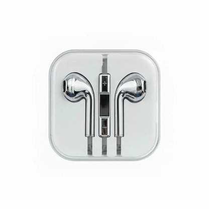 Chrome Mirror Wired Earbuds 
