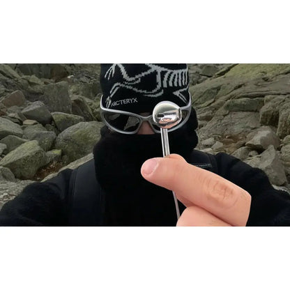 Chrome Mirror Wired Earbuds 