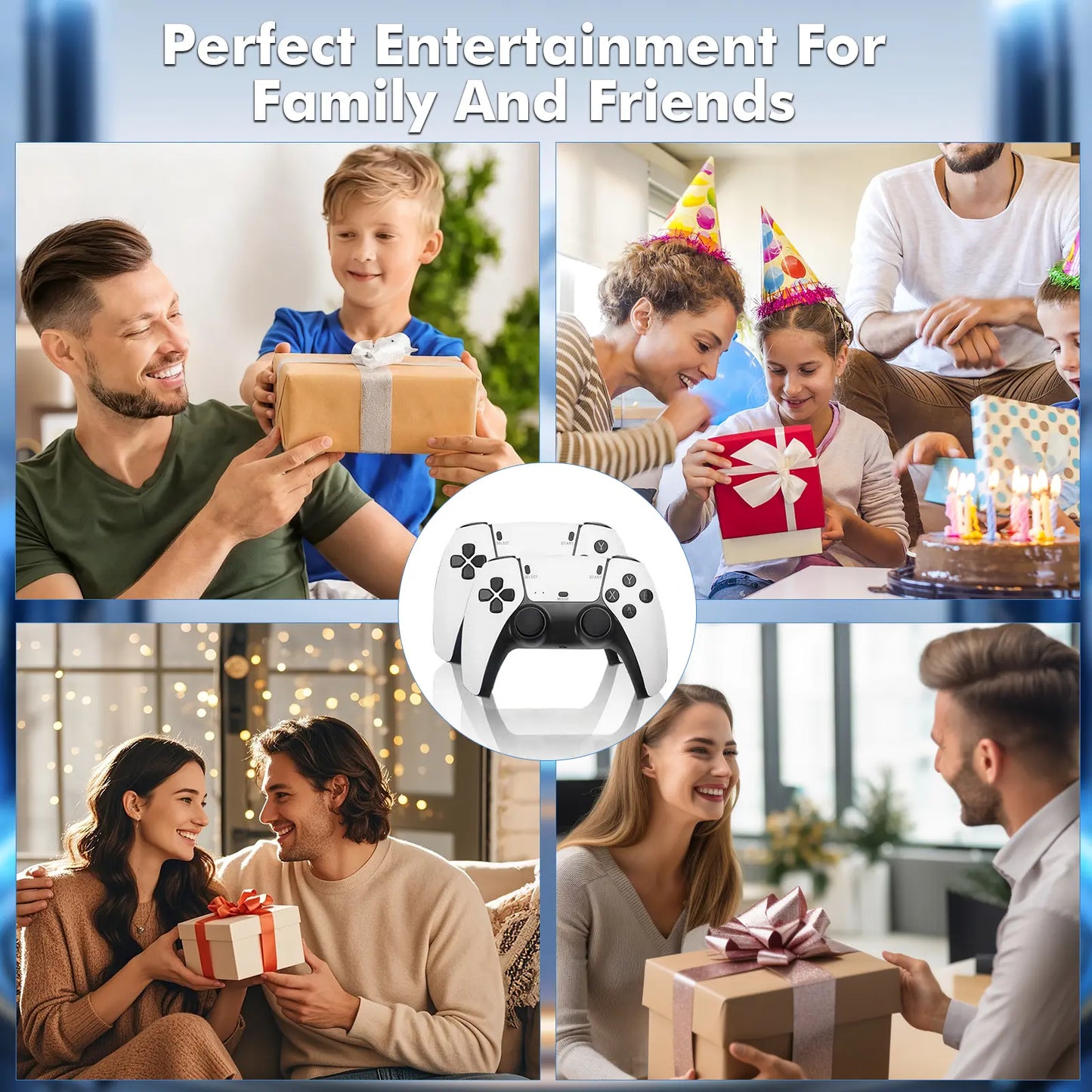 Retro Game Console, Retro Game Stick,64G,240Hz, Revisit Classic Games Stick , Retro Play Plug and Play Video Games Stick 26 Emulators, Output, Premium Competitive Dual Controllers.