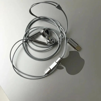 Chrome Mirror Wired Earbuds 