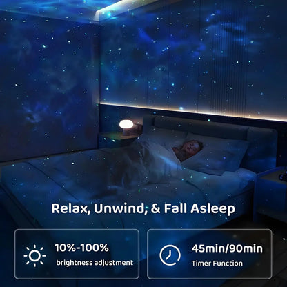 Moon Rover Astronaut Galaxy Projector Star Projector Night Light Bluetooth Speaker Remote Timer LED Nebula Ceiling Light Bedroom Decor Kids Room Aesthetic Room Decor Space Gift for Kids Teens Couples Space Lovers Home Ambience Light Relaxing Lamp