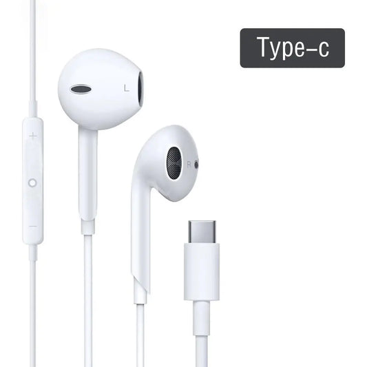 Original Headphones for Iphone, Lightning Connector Wired Earbuds, Original In-Ear Earphones for Iphone, Type C Wired Headphones, Plug and Play Compatible with Iphone 11 to 16 Pro Max