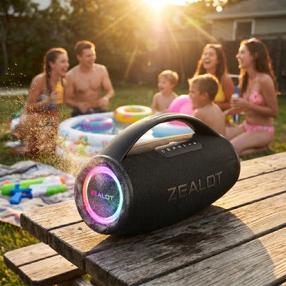 ZEALOT S97 Maximum Power 120W Outdoor Speaker, IPX6 Waterproof.