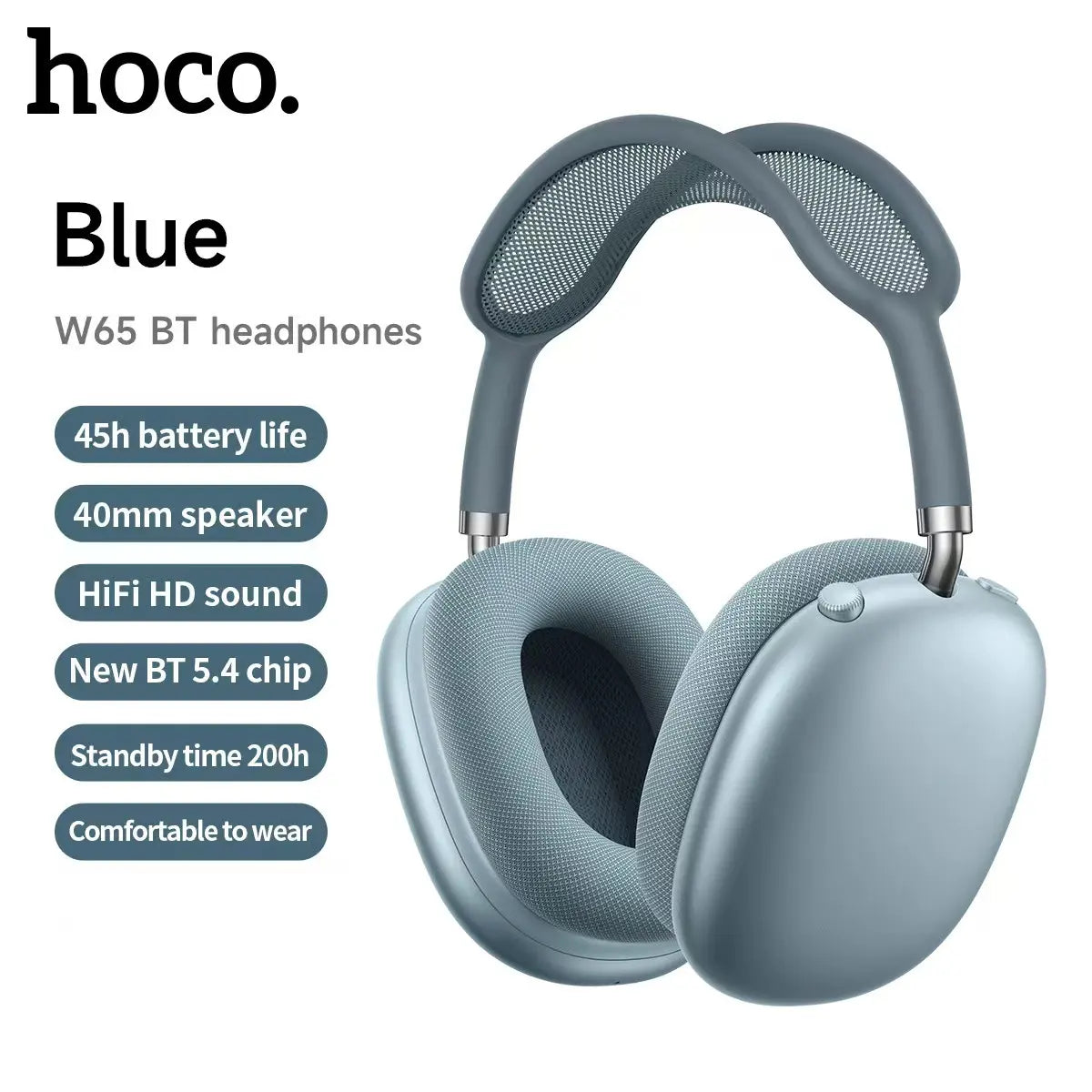 Portable Foldable Over-Ear Wireless Headphones | Bluetooth ANC Noise Cancelling Sports Headset Audio Electronic Outdoorfun