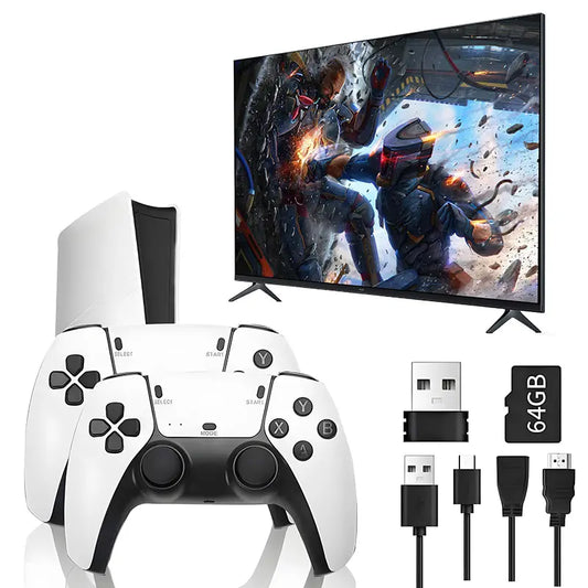 Retro Game Console, Retro Game Stick,64G,240Hz, Revisit Classic Games Stick , Retro Play Plug and Play Video Games Stick 26 Emulators, Output, Premium Competitive Dual Controllers.